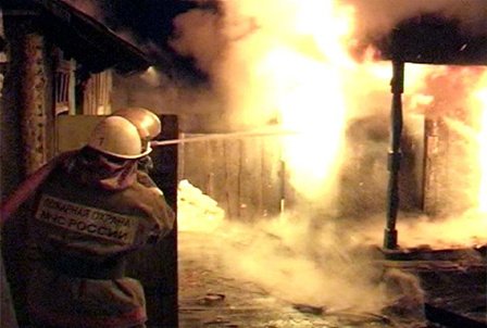 Пожар в муниципальном образовании Аскизский район