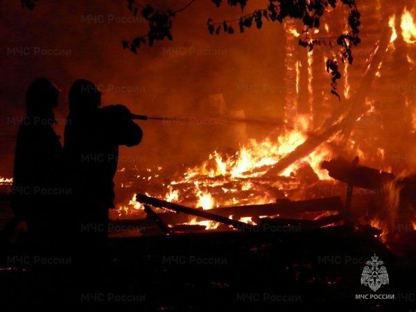 Пожар по повышенному рангу в муниципальном образовании Аскизский район
